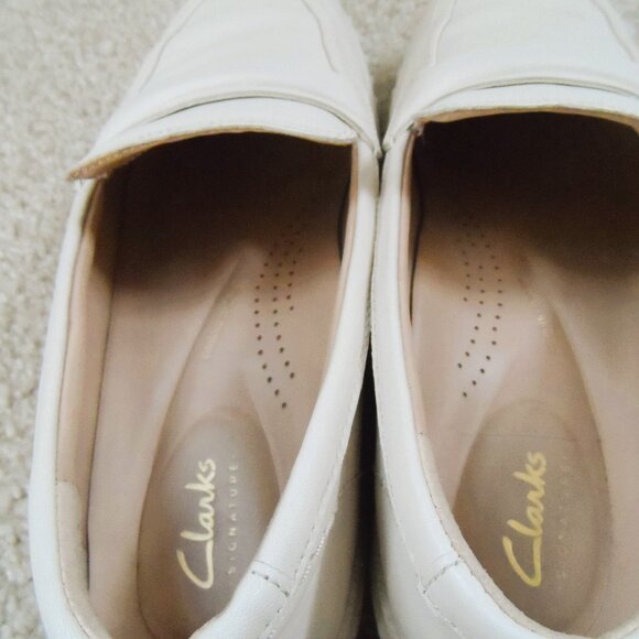 Clarks Signature Cream Women’s Page Loafers - Picture 6 of 11